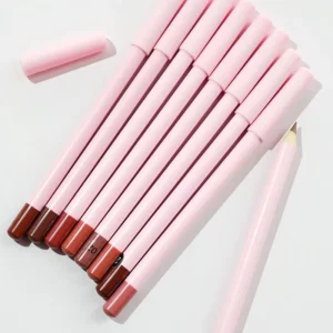 Private Label No Logo 26 Shades Matte Lip Liner, Dark Brown & Pink Smooth Easy Pigment Lipstick Pencil