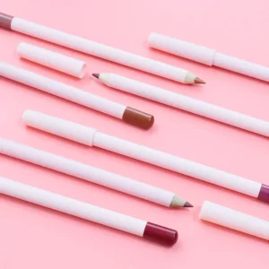 Private Label No Logo 26 Shades Matte Lip Liner, Dark Brown & Pink Smooth Easy Pigment Lipstick Pencil