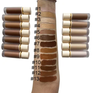 Private Label No Logo 30 Shades Self-adjusting Liquid Concealer with Brush, Soft Matte Foundation Viral Makeup