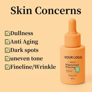 Private Label No Logo 3 Pcs Serum Set, 10% Niacinamide Vitamin C Hyaluronic Acid Concentrate Hydrating Facial Essence