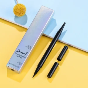 Private Label No Logo Ultra Fine 4 Fork Tip Liquid Eyebrow Pen, Waterproof Smudge Resistant Natural Wild Brow Makeup Wholesale