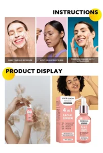 Private Label No Logo 4 In 1 Multi-effect Face Serum, Anti-aging Deep Repair Nourishing All-in-one Skin Care Essence