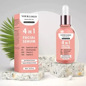 Private Label No Logo 4 In 1 Multi-effect Face Serum, Anti-aging Deep Repair Nourishing All-in-one Skin Care Essence