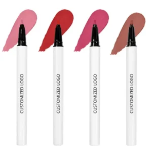 Private Label No Logo 4 Shades Velvet Liquid Lip Liner, Matte Waterproof Easy Pigment Portable Lip Makeup