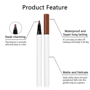 Private Label No Logo 4 Shades Velvet Liquid Lip Liner, Matte Waterproof Easy Pigment Portable Lip Makeup