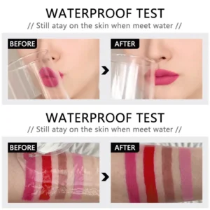 Private Label No Logo 4 Shades Velvet Liquid Lip Liner, Matte Waterproof Easy Pigment Portable Lip Makeup