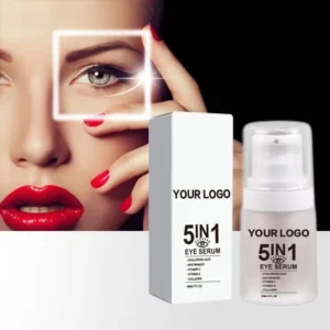 30ml 5 In 1 Private Label No Logo Eye Care Serum, Dark Circle Reducing Puffiness Minimizing Nourishing Under Eye Repair Essence