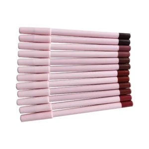 Private Label No Logo 6 Pcs Pink Lip Liner Kit, Matte Waterproof Long Lasting Lipstick Pencil Set