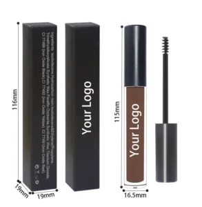 6 Shades Dark Brown Eyebrow Tint Gel, European Style Brow Makeup