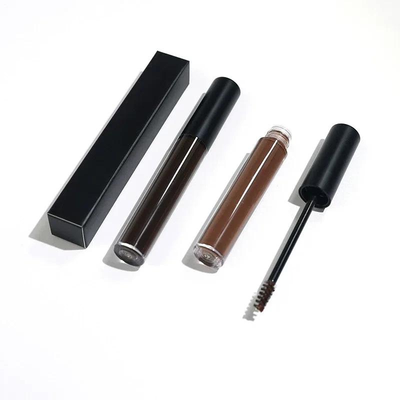 6 Shades Dark Brown Eyebrow Tint Gel, European Style Brow Makeup