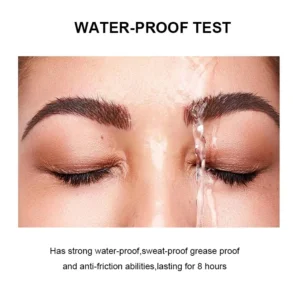 6 Shades Dark Brown Eyebrow Tint Gel, European Style Brow Makeup