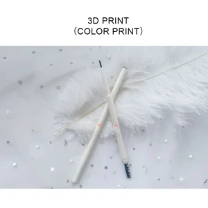 Private Label No Logo 6 Shades Ultra-fine Auto Rotating Eyebrow Pencil, Dual-ended Self-sharpening Brow Pencil with Brush