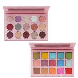 Private Label No Logo Multi-use All-in-One Eyeshadow Palette with Contour & Highlight Face Makeup