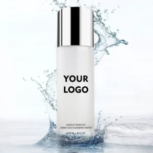 Private Label No Logo 100ml Pure Plant Amino Acid Cleansing Water, Multi-use Makeup Remover for Eyes, Lips & Face Gentle Skin Care Liquid