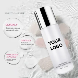 Private Label No Logo 100ml Pure Plant Amino Acid Cleansing Water, Multi-use Makeup Remover for Eyes, Lips & Face Gentle Skin Care Liquid