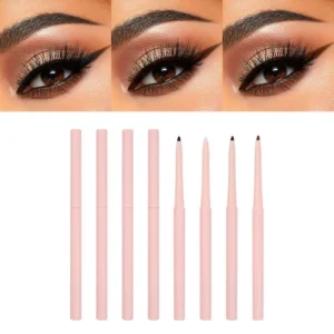 Private Label No Logo Brown Eyeliner Gel Pencil, Smooth Soft Texture Waterproof Non-smudging Eye Makeup