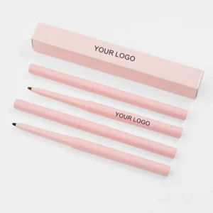 Private Label No Logo Brown Eyeliner Gel Pencil, Smooth Soft Texture Waterproof Non-smudging Eye Makeup