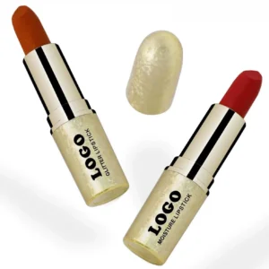 Private Label No Logo Bullet Shape Waterproof Long Wear Shimmer Glossy Hydrating Lipstick