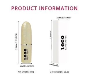 Private Label No Logo Classic Bullet Waterproof Color Lock Matte Long Lasting Lipstick