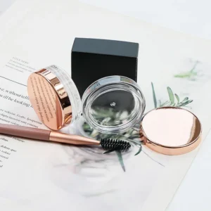Private Label No Logo Clear Waterproof Eyebrow Wax, Quick Dry Long Lasting 3D Brow Shaping Gel