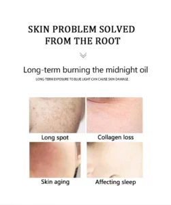 Private Label No Logo Copper Peptide Facial Serum, Hydrating Repair Pore Tightening Concentrate Essence for Daily Skin Care