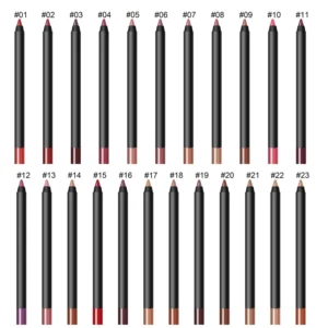 Private Label No Logo Creamy Matte Lip Liner, Waterproof Non-smudging High Pigment Long Lasting Lip Crayon