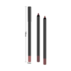 Private Label No Logo Creamy Matte Lip Liner, Waterproof Non-smudging High Pigment Long Lasting Lip Crayon