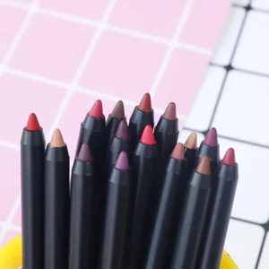 Private Label No Logo Creamy Matte Lip Liner, Waterproof Non-smudging High Pigment Long Lasting Lip Crayon