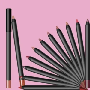 Private Label No Logo Creamy Matte Lip Liner, Waterproof Non-smudging High Pigment Long Lasting Lip Crayon