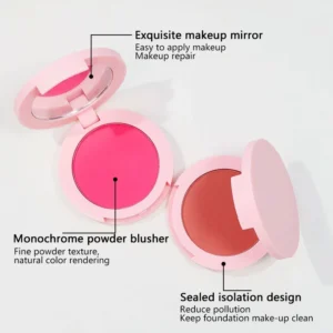 Private Label No Logo Custom Logo Single Matte Blush, White Pink Black Three Kinds of Packaging Options