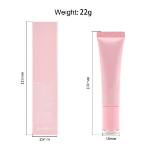 Private Label No Logo Donut Shaped Lip Gloss, Plumping Hydrating Moisturizing Lip Tint Daily Lip Makeup for Women