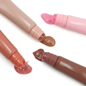Private Label No Logo Donut Shaped Lip Gloss, Plumping Hydrating Moisturizing Lip Tint Daily Lip Makeup for Women