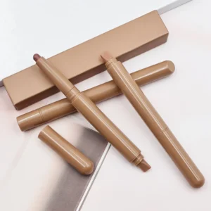 Private Label No Logo Dual-ended Peptide Lip Liner, Nude Color Smooth Easy Application Lip Pencil Lip Cosmetics