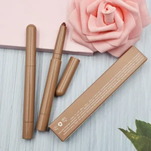 Private Label No Logo Dual-ended Peptide Lip Liner, Nude Color Smooth Easy Application Lip Pencil Lip Cosmetics