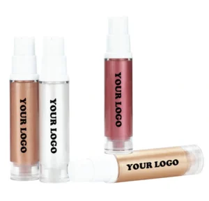 Private Label No Logo Liquid Highlighter for Dewy Skin, Matte Shimmer Texture Facial Brightening Contour Makeup