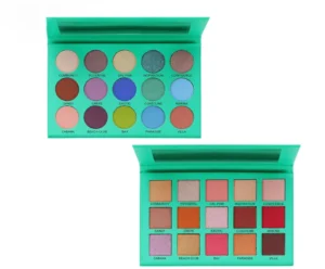 Private Label No Logo Earth Tone Multi-use Eyeshadow Palette, Matte Shimmer Fine Glitter Pigmented Daily Eye Makeup