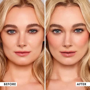 Private Label No Logo Waterproof Matte Highlight & Contour All-in-One Palette, Nose Shadow Facial Brightening Sculpting Makeup