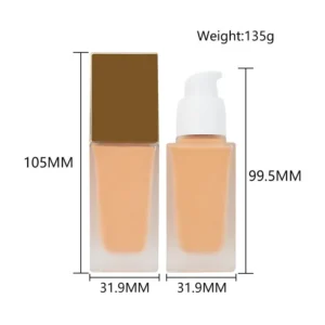 Private Label No Logo 30ml Foundation & Liquid Concealer, Oil Control Isolation Hydrating Face Lotion Cream
