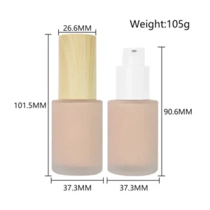 Private Label No Logo 30ml Foundation & Liquid Concealer, Oil Control Isolation Hydrating Face Lotion Cream