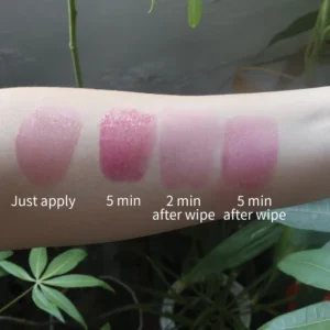 Private Label No Logo Fruit Flavor Temperature Changing Lip Gloss, Plumping Lip Oil in Transparent Water Drop Tube