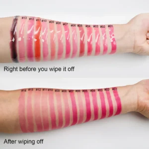 Private Label No Logo Fruit Flavor Temperature Changing Lip Gloss, Plumping Lip Oil in Transparent Water Drop Tube