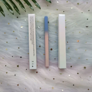 Private Label No Logo Gradient Gold & Black Auto Brow Pencil, Dual-ended Angled Brow Pencil with Brush Waterproof Long Lasting