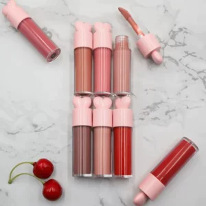Private Label No Logo 20 Shades 6ml Liquid Blush, Natural Lightweight Waterproof Fade Resistant Blush in Heart Shaped Bottle