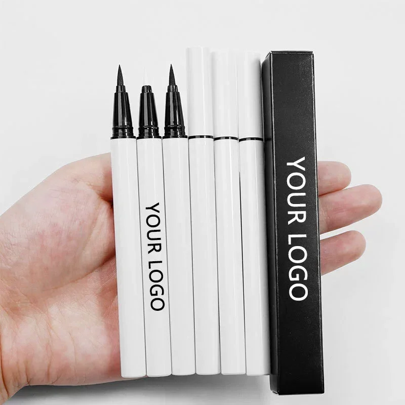 Private Label No Logo Liquid Eyeliner Pen, Soft Texture High Pigment Waterproof Non-smudging Eye Makeup