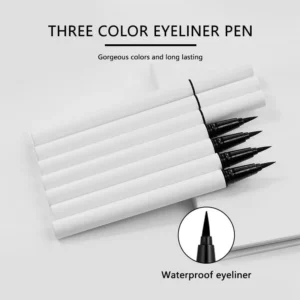 Private Label No Logo Liquid Eyeliner Pen, Soft Texture High Pigment Waterproof Non-smudging Eye Makeup