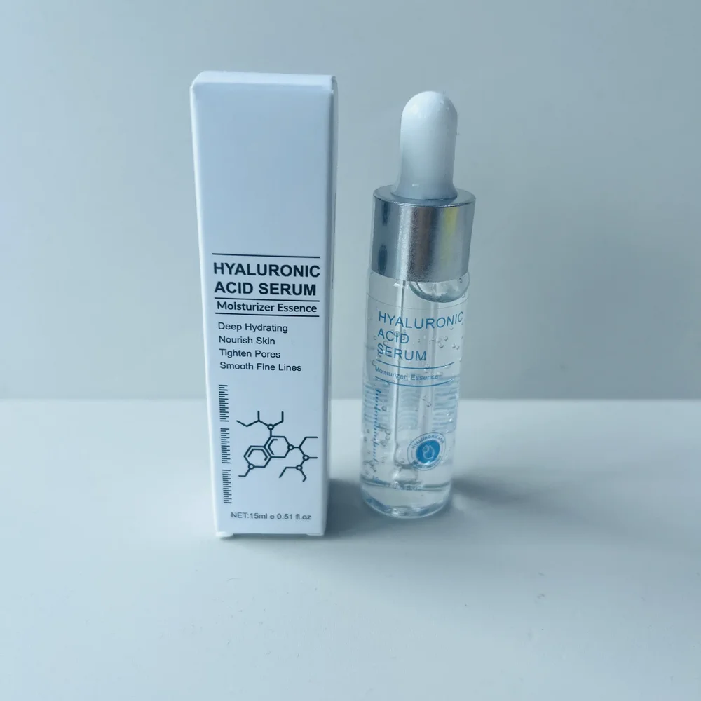 15ml Hyaluronic Acid Lip Serum, Multi-use Hydrating Nourishing Essence for Lips and Facial Skin Care