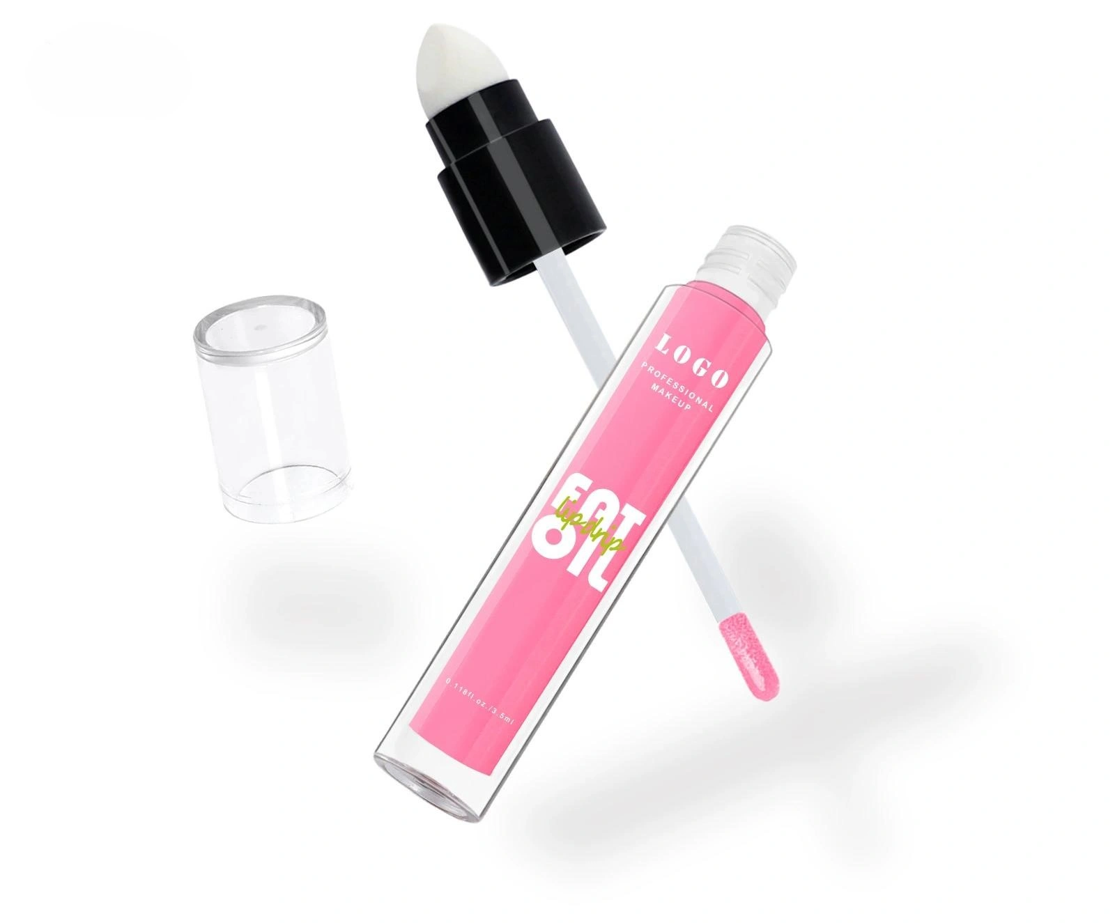 Private Label No Logo Hydrating Mirror Plumping Lip Oil, Moisturizing Shiny Dudu Lips Tinted Lip Gloss