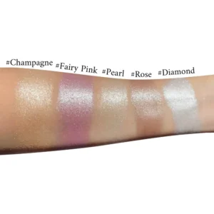 Private Label No Logo Color Changing Cream Highlighter & Eyeshadow, Iridescent Fine Glitter Eye & Face Makeup
