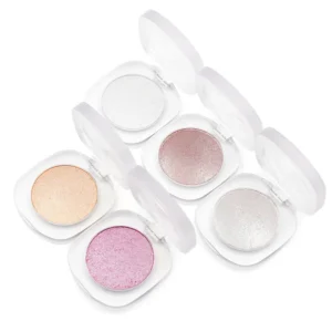 Private Label No Logo Color Changing Cream Highlighter & Eyeshadow, Iridescent Fine Glitter Eye & Face Makeup