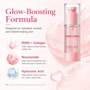 Private Label No Logo Pink Jelly Makeup Setting Spray, Hydrating Matte Long-lasting Makeup Fixer